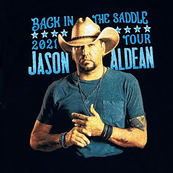 Jason Aldean Country Music 2021 Concert Tour USA Tshirt - Picture 5 of 5